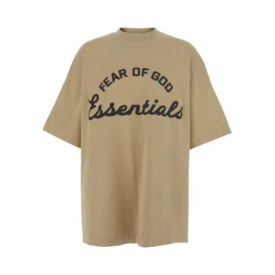 Pre-owned Essentials Fear Of God  90's Short-sleeve Tee 'faded Dune' | Tan | Men's Size Xl In Brown
