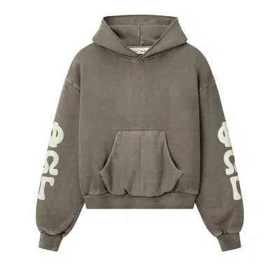 Pre-owned Essentials Fear Of God  90s Fleece Hoodie Classic Fit 'washed Seal' | Grey | Women's Size Xs