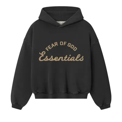 Pre-owned Essentials Fear Of God  90s Hoodie 'faded Black' | Kid's Size 10
