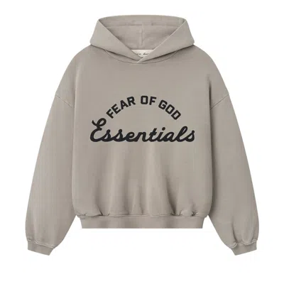 Pre-owned Essentials Fear Of God  90s Hoodie 'faded Seal' | Grey | Kid's Size 10 In Gray