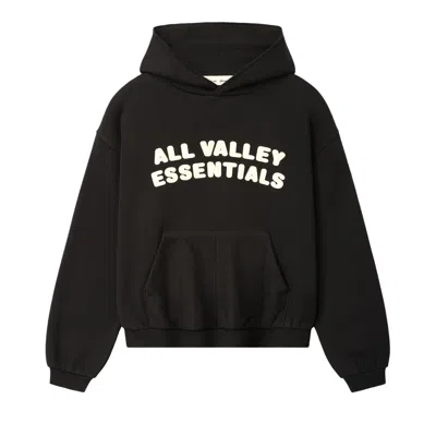 Pre-owned Essentials Fear Of God  90s Hoodie 'vintage Black' | Kid's Size 8