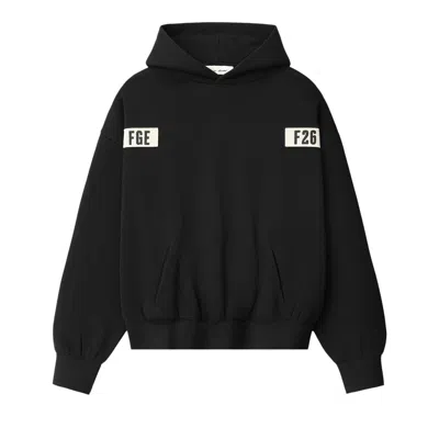 Pre-owned Essentials Fear Of God  90s Hoodie 'vintage Black' | Men's Size L