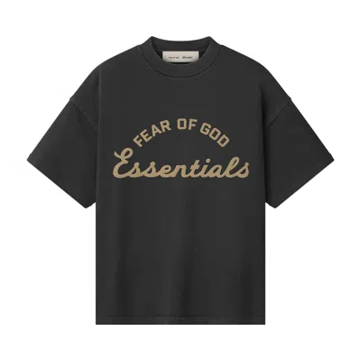 Pre-owned Essentials Fear Of God  90s Short Sleeve Tee 'faded Black' | Kid's Size 8