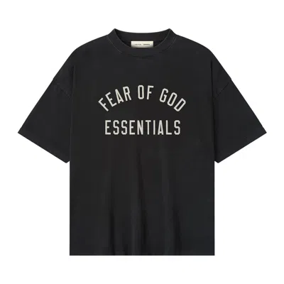 Pre-owned Essentials Fear Of God  90s Short-sleeve Tee 'vintage Black' | Men's Size M