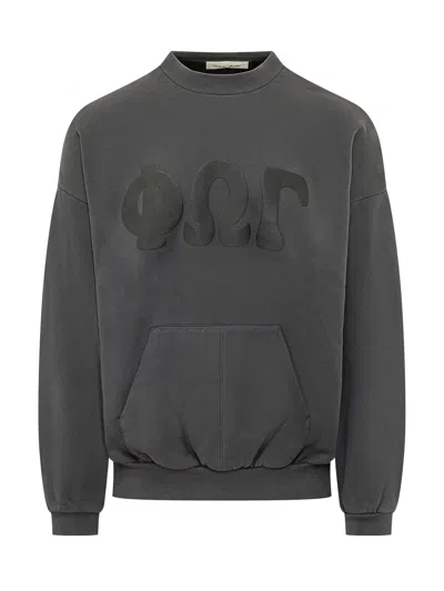 Essentials Fear Of God  90s Sweatshirt In Gray