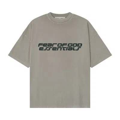 Pre-owned Essentials Fear Of God  90s Tee 'smoke Grey' | Men's Size M In Gray