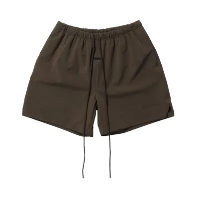 Pre-owned Essentials Fear Of God  Active Trace Classic Short W/slit 'brown' | Men's Size L