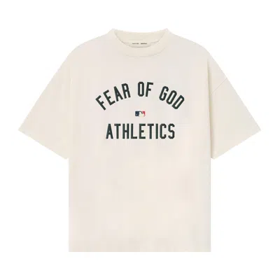 Pre-owned Essentials Fear Of God  Athletics 90s Tee 'cream White' | Men's Size Xxl