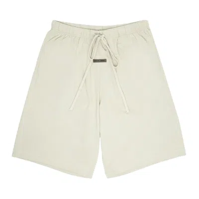 Pre-owned Essentials Fear Of God  Basketball Jersey Short 'abbey Stone' | Cream | Men's Size L In White