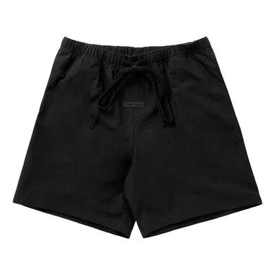 Pre-owned Essentials Fear Of God  Basketball Jersey Short 'jet Black' | Men's Size S