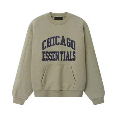 Pre-owned Essentials Fear Of God  Bears 90s Relaxed Crewneck 'seal Heather' | Grey | Men's Size S