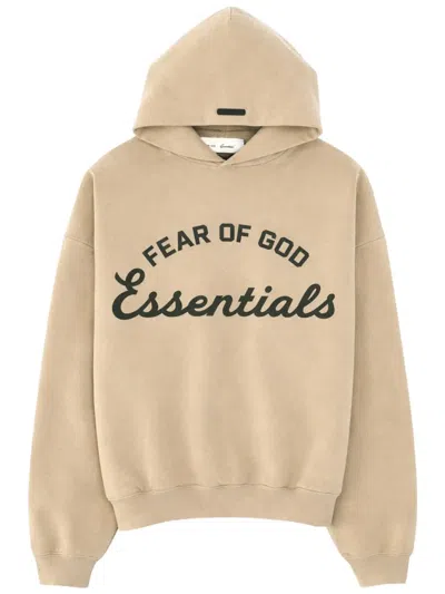 Essentials Fear Of God  Beige Cotton Sweatshirt In Brown