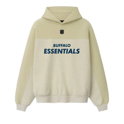 Pre-owned Essentials Fear Of God  Bills 90s Relaxed Hoodie 'vanilla Heather' | Grey | Men's Size S