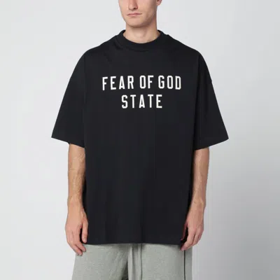 Essentials Black 90's Cotton T-shirt