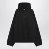 Essentials Modern Fleece Hooded Sweatshirt In Black