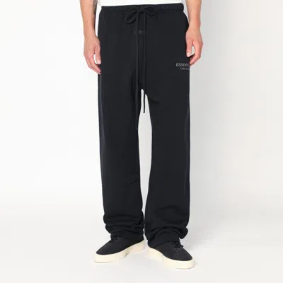 Essentials Black Cotton-blend Joggers
