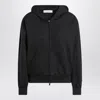 Essentials Fear Of God  Black Cotton Fleece Hoodie In Black