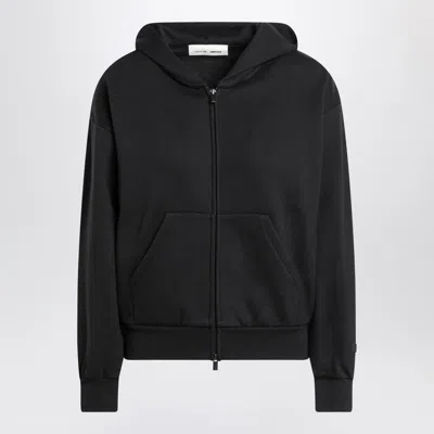 Essentials Fear Of God  Black Cotton Fleece Hoodie