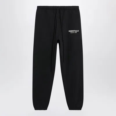 Essentials Fear Of God  Black Cotton Jogging Trousers
