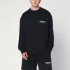 Essentials Logo-print Long-sleeve T-shirt In Black