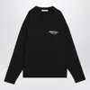Essentials Logo-print Long-sleeve T-shirt In Black