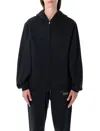 Essentials Fear Of God  Black Fear Of God  90s Fit Zip Hoodie In Black