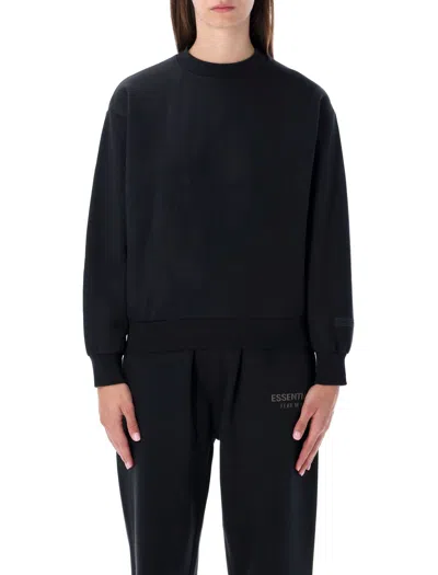 Essentials Fear Of God  Black Fear Of God  Crewneck Sweatshirt