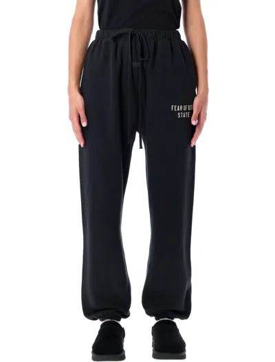 ESSENTIALS FEAR OF GOD ESSENTIALS BLACK FEAR OF GOD ESSENTIALS STATE SWEATPANTS