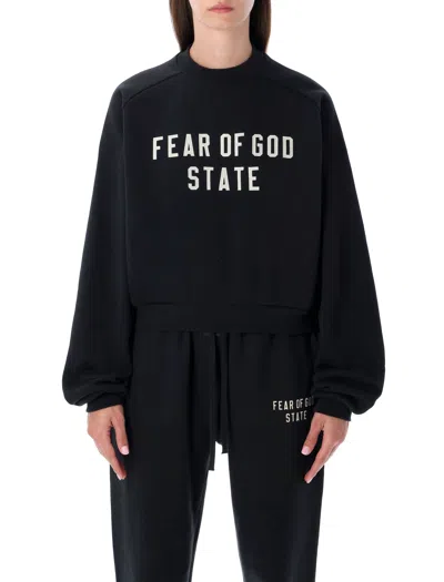 Essentials Fear Of God  Black Fear Of God  Sweatshirt
