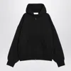 Essentials Fear Of God  Black Fleece Cotton Sweatshirt With Logo