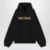 Essentials Fear Of God   Black Homecoming Hoodie In Black