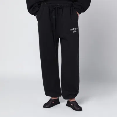 Essentials Black Jogging Trousers With Logo