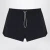 Essentials Drawstring Swim Trunks In Black