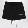 Essentials Fear Of God  Black Shorts With Logo
