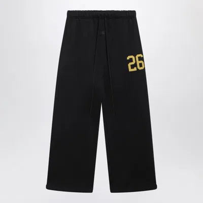 ESSENTIALS FEAR OF GOD ESSENTIALS BLACK WASHED LOUNGE PANTS