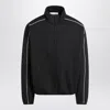Essentials Fear Of God  Black Zip Sweatshirt With Contrasting Trims In Black