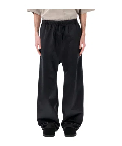 Essentials Fear Of God  Bonded Satin Cargo Pants In Black