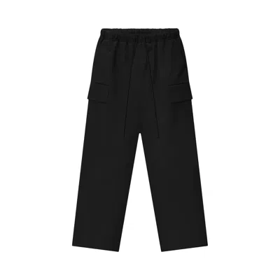 Pre-owned Essentials Fear Of God  Bonded Satin Field Pants 'vintage Black' | Men's Size Xl