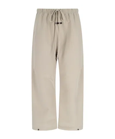 Essentials Fear Of God  Bonded Work Pants In Brown