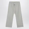 Essentials Embroidered Drawstring Trousers In Brown