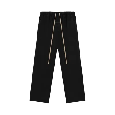 Pre-owned Essentials Fear Of God  Brushed Relaxed Pant 'black' | Men's Size L