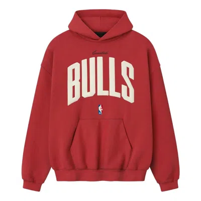 Essentials Fear Of God  Bulls 90s Hoodie 'red'