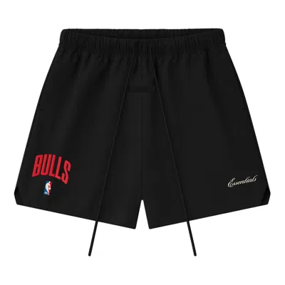 Pre-owned Essentials Fear Of God  Bulls Classic Short 'black' | Men's Size L