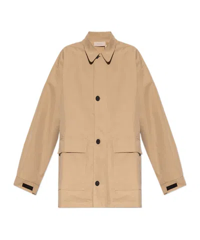 Essentials Fear Of God  Buttoned Jacket In Nude