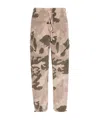 Essentials Fear Of God  Camouflage Printed Fleece Trousers In Nude