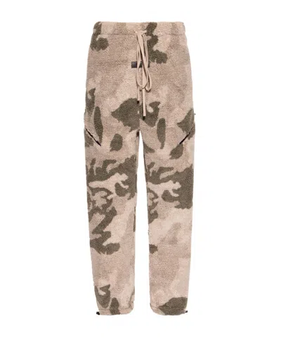 ESSENTIALS FEAR OF GOD ESSENTIALS CAMOUFLAGE PRINTED FLEECE TROUSERS