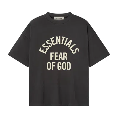 Pre-owned Essentials Fear Of God  Campus 90's Short-sleeve Tee 'faded Black' | Men's Size Xs