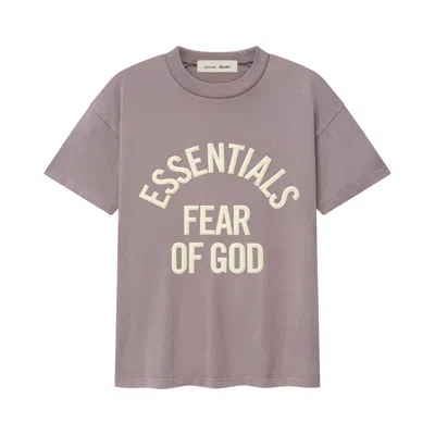 Pre-owned Essentials Fear Of God  Campus Classic Short Sleeve Tee 'faded Mauve' | Pink | Women's Size Xl