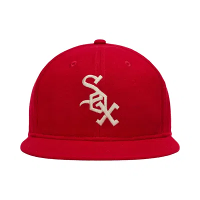 Pre-owned Essentials Fear Of God  Chicago White Sox Wool Retro Crown 59fifty Fitted Cap 'red' | Men's Size 7.75
