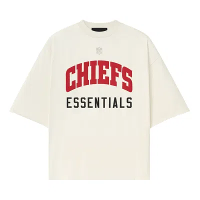 Pre-owned Essentials Fear Of God  Chiefs 90s 3/4 Sleeve Tee 'cream White' | Men's Size Xxl